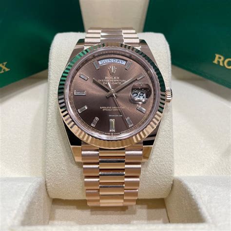 rose gold presidential rolex 40mm|rolex day date 228235.